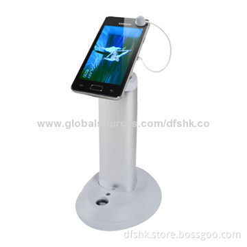 Internal Recoiler Anti-shoplifting Retail Mobile Phone Display Stand/Holder, OEM Orders Welcomed